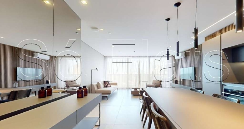 Residencial JFL125, flat disponível para locação contendo 83m², 1 dormitório e 1 vaga.