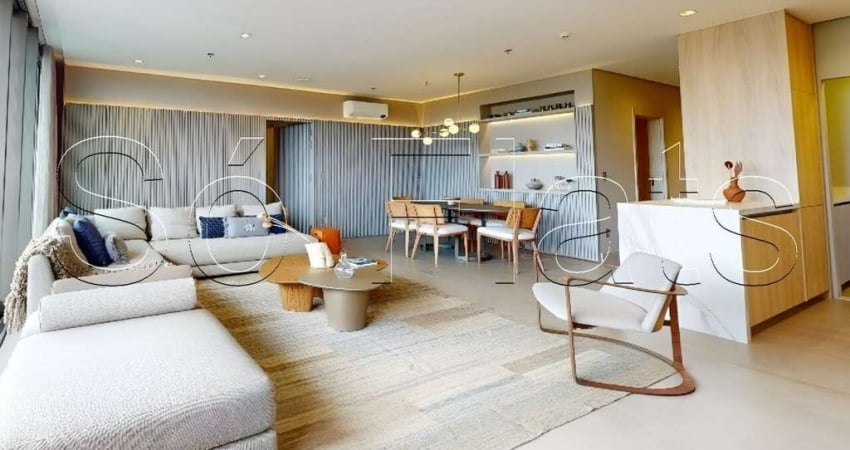 Residencial JFL125, flat disponível para locação contendo 116m², 2 dormitórios e 1 vaga.