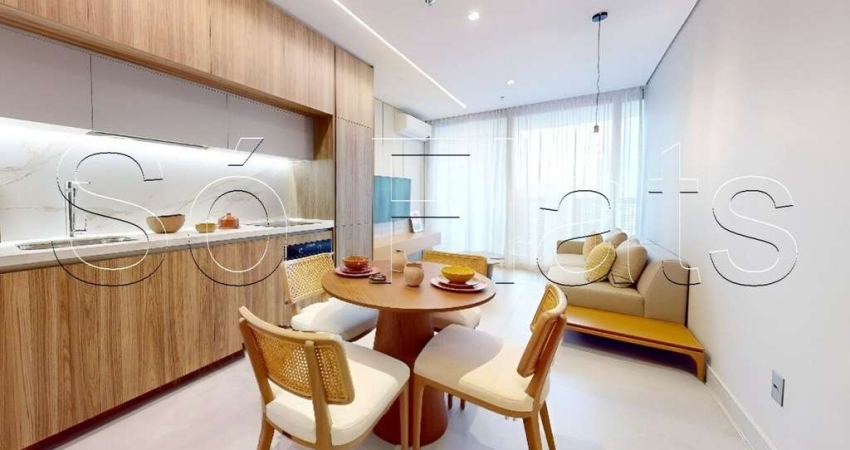 Residencial JFL125, apto disponível para locação contendo 60m², 1 dormitório e 1 vaga.