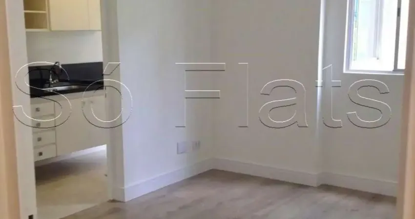 Residencial Tabapuã Plaza, apto disponível para locação contendo 35m², 1 dormitório e 1 vaga.