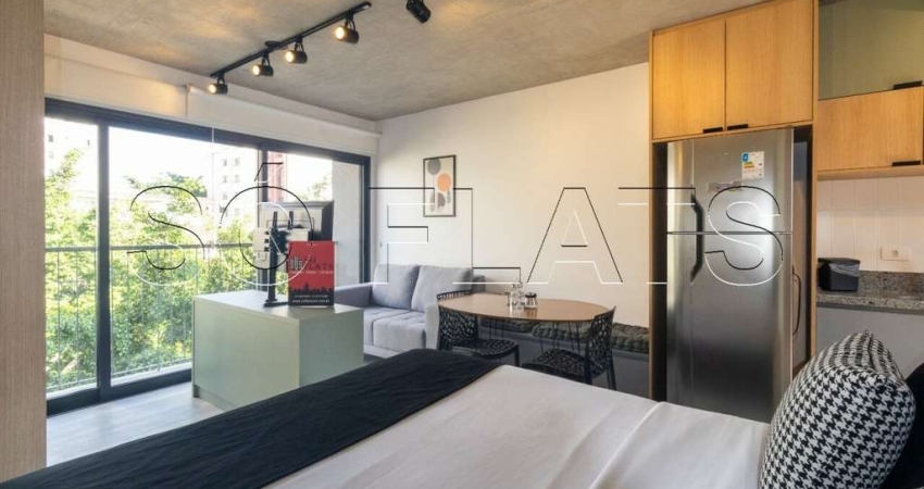 Edifício Bela Vista, studio todo mobiliado disponível para locação contendo 25m² e 1 dormitório.
