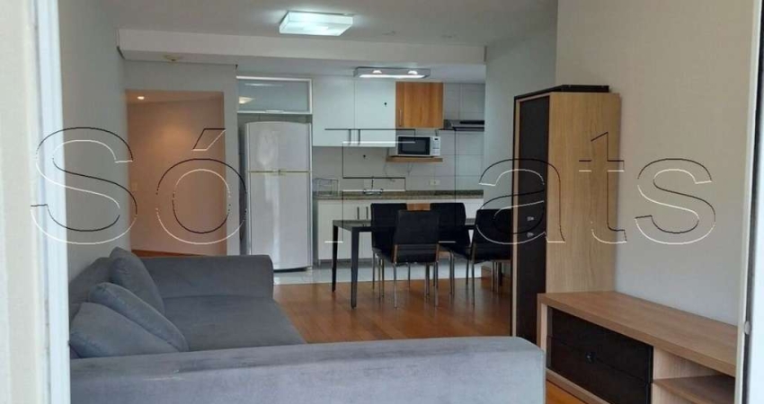 Ciragan, flat disponível para locação contendo 77m², 02 dormitórios e 01 vaga de garagem.
