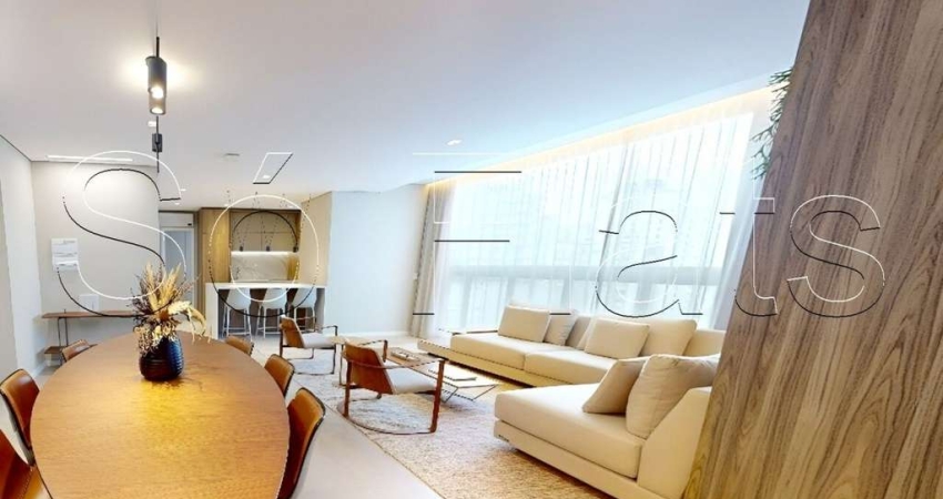 Residencial Luminus Jardins, flat disponível para locação com 130m², 02 dorms e 01 vaga de garagem.