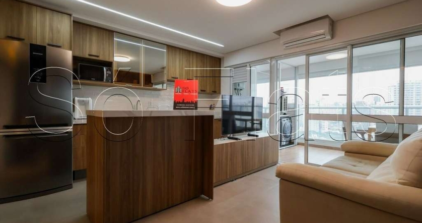 Residencial DNA Pinheiros, flat disponível para locação ao lado da Avenida Brigadeiro Faria Lima.