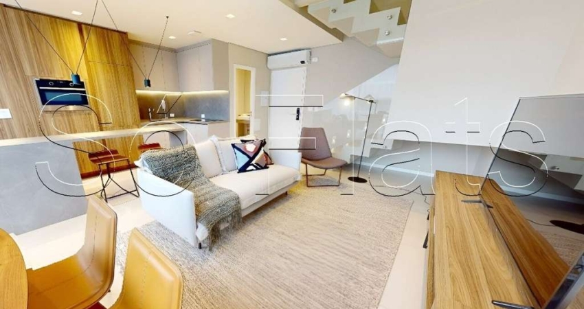 Residencial Luminus Jardins, apto disponível para locação com 79m², 01 dorm e 01 vaga de garagem.