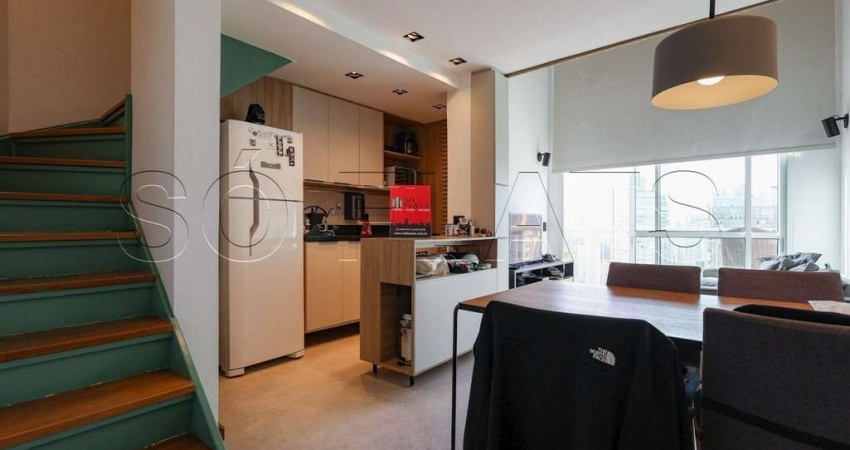 Blue Loft, apto disponível para locação contendo 48m², 1 dormitório e 1 vaga de garagem.