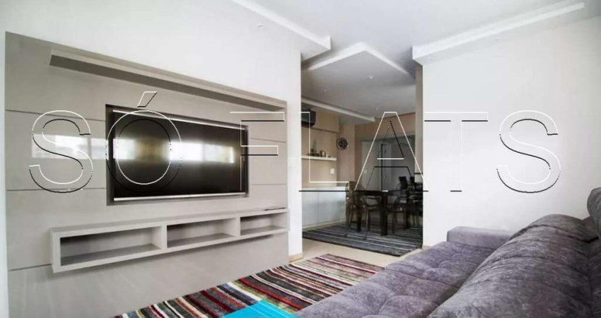 Residencial L' Officina, apartamento disponível para locação com 90m², 1 dormitório e 2 vagas.