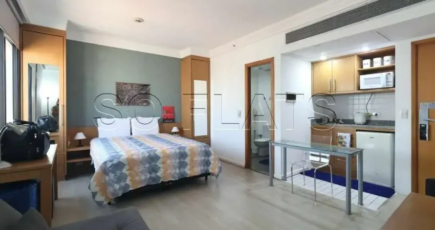 Flat Tryp Tatuapé disponível para locação com 28m², 01 dorm e 01 vaga de garagem.