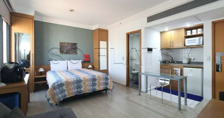 Apto Tryp Tatuapé disponível para locação com 28m², 01 dorm e 01 vaga de garagem.