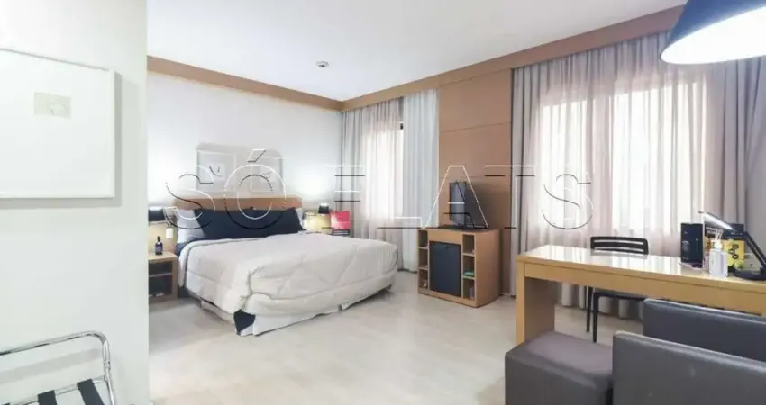 Flat no Tryp Tatuapé disponível para locação com 28m², 01 dormitório e 01 vaga de garagem.