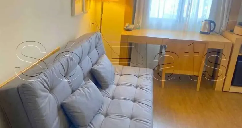 Flat no Nobile Hotels, disponível para locação com  25m² 1 dormitório e 1 vaga de garagem.
