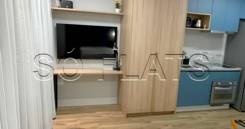 Residencial sou brooklin, flat disponível para venda com 32m² e 1 dormitório.