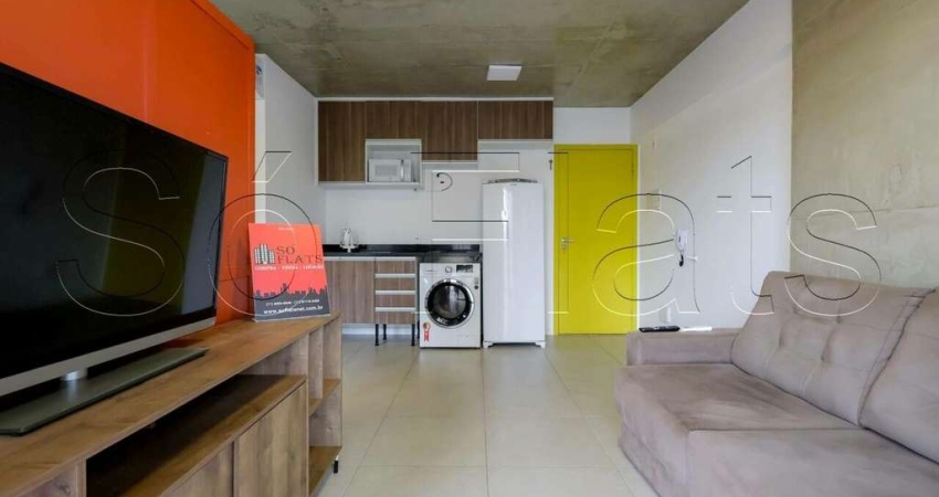 Studio no Residencial BK30 no centro da cidade disponível para venda com 41m², 1 dormitório e 1 vaga