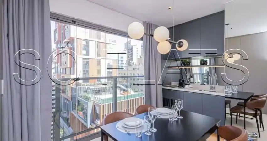 Residencial DSG Itaim disponível para locação com 28m², 1 dormitório ao lado da Av. Santo Amaro.