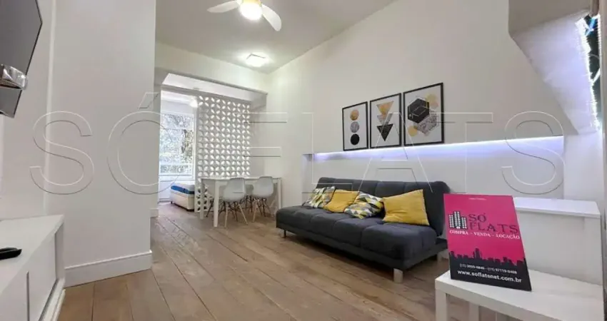 Studio Baronesa de Arari, apto disponível para locação contendo 37m², 1 dormitório e 1 vaga.