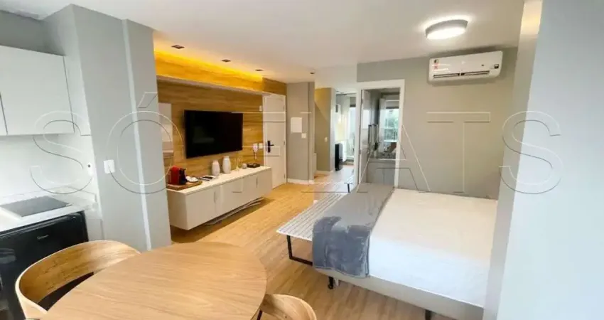 Residencial DSG Itaim disponível para locação com 28m², 1 dormitório ao lado da Av. Santo Amaro.