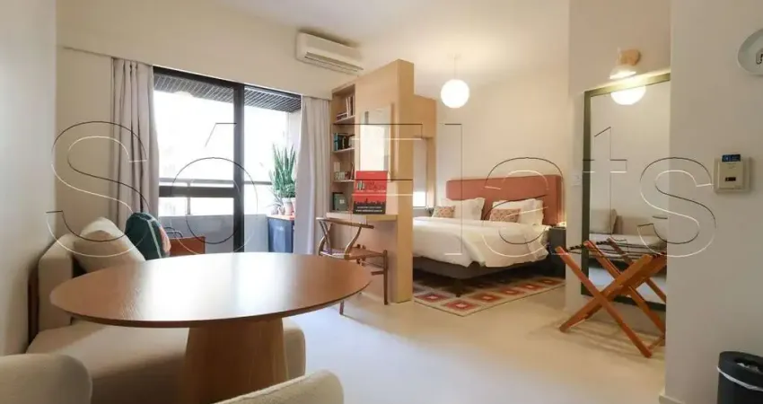 Flat quality paulista disponível para venda com 29m², 1 dormitório e 1 vaga de garagem