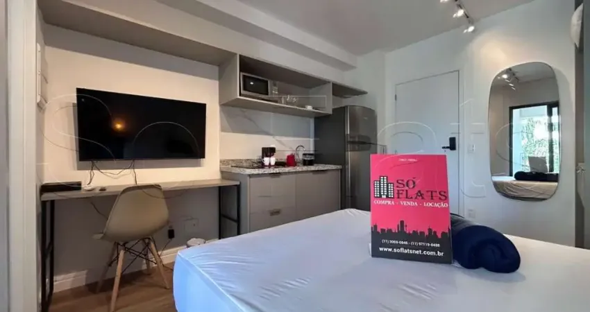 Apto na Vila Mariana disponível para locação contendo 22m² e 1 dormitório.