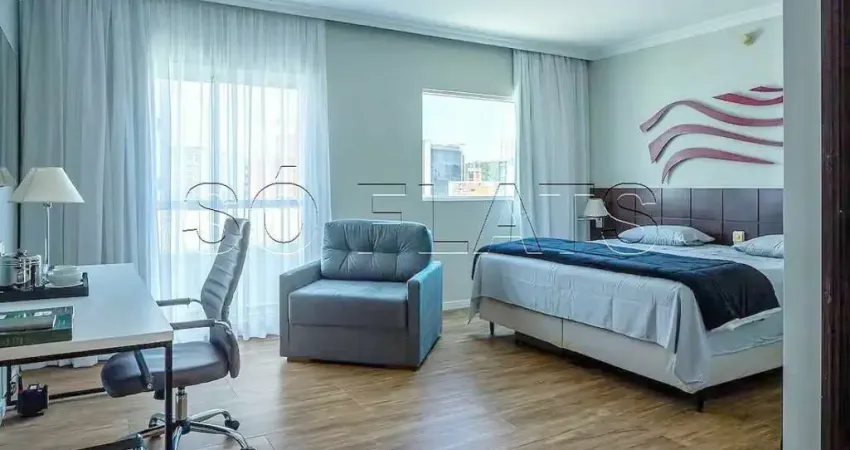 Flat Blue Tree Verbo Divino disponível para locação com 30m², 01 dormitório e 01 vaga de garagem.