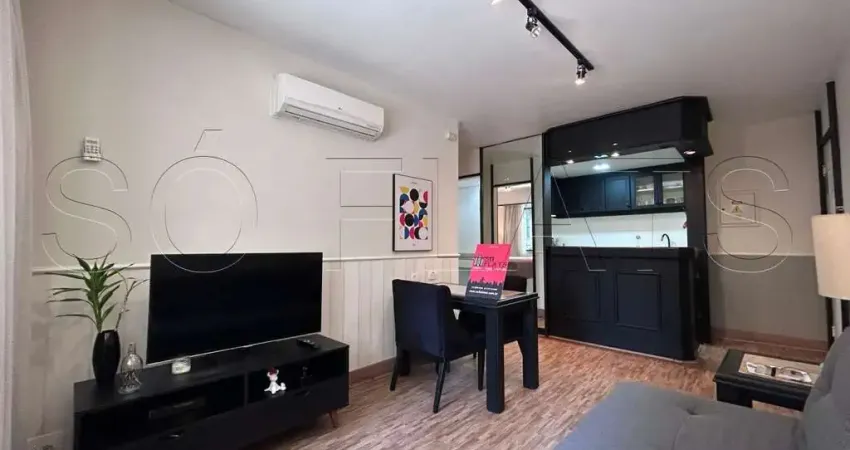 Flat La Residence Itaim disponível para venda com 39m², 1 dormitório e 1 vaga de garagem