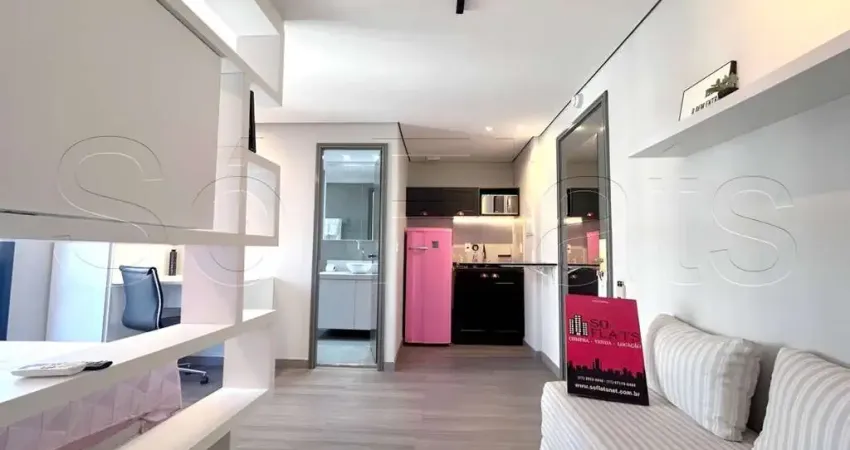 Flat disponível para locação no Interative, com excelente localização próx do Shopping Pamplona.