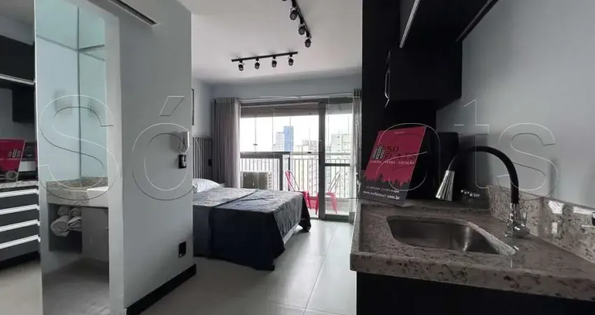 Studio Think Home Vila Madalena, flat disponível para locação contendo 25m² e 01 dormitório.