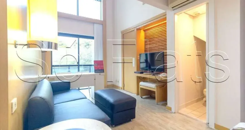 Flat International Duplex disponível para venda com 42m², 01 dorm e 01 vaga de garagem