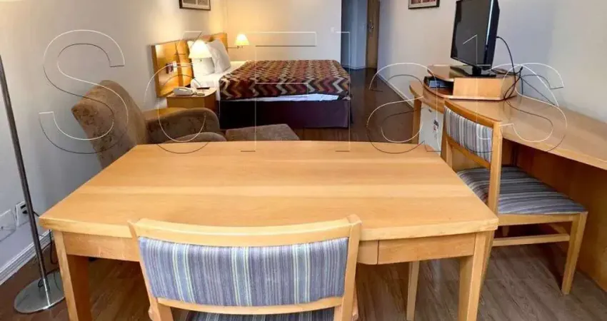 Flat Sol Alphaville disponível para venda com 30m², 01 dorm e 01 vaga de garagem