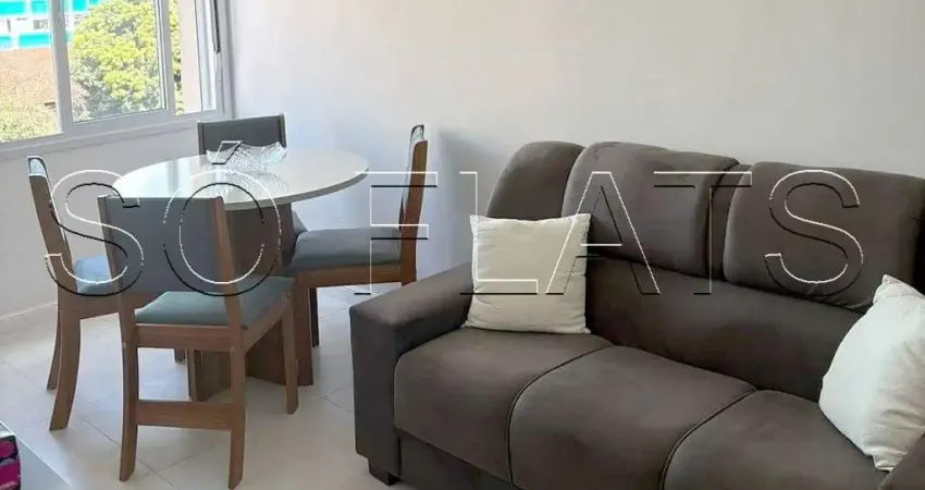 Flat São Paulo Suíte Service disponível para venda com 35m², 1 dormitório e 1 vaga de garagem