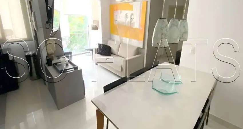 Flat entre a Vila Olímpia e o Brooklin, ótima localização, próximo a Av. dos Bandeirantes.