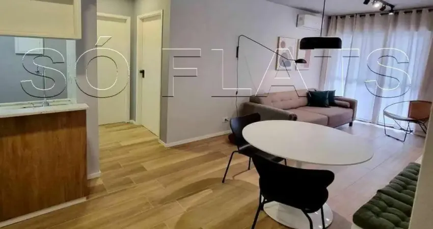 London, flat disponível para locação contendo 42m², 01 dormitório e 01 vaga de garagem.