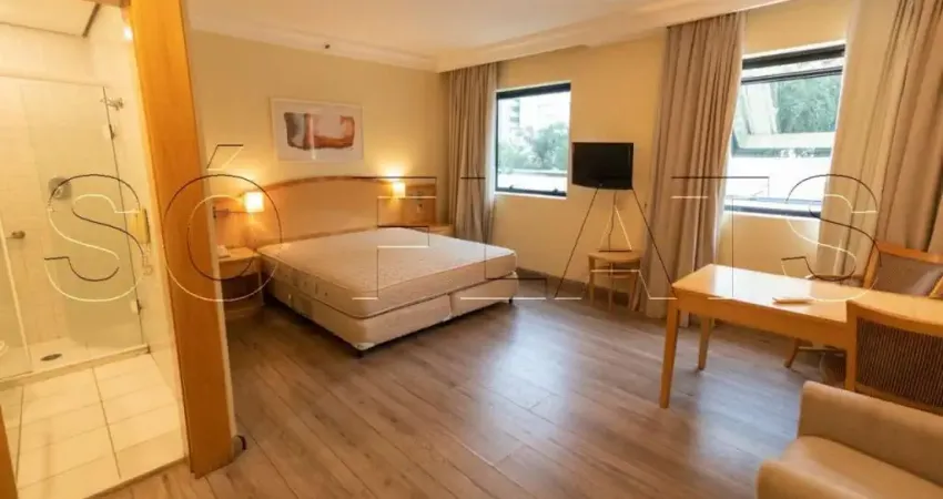 Tryp Higienópolis - Flat próximo ao Mackenzie totalmente mobiliado disponível para locação.
