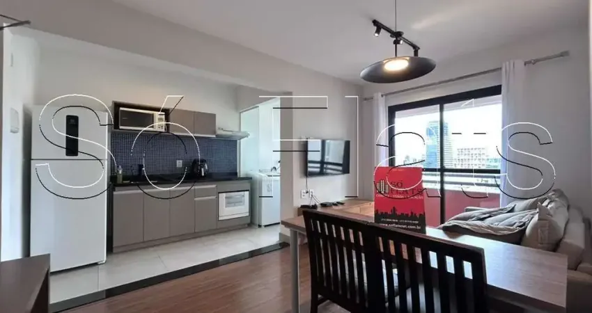 Mercure SP Berrini, flat disponível para locação contendo 54m², 02 dormitórios e 01 vaga.