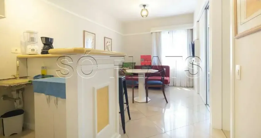 Apto ninety disponível para locação contendo 30m² 1 dormitório 1 vaga para locação no jardins.