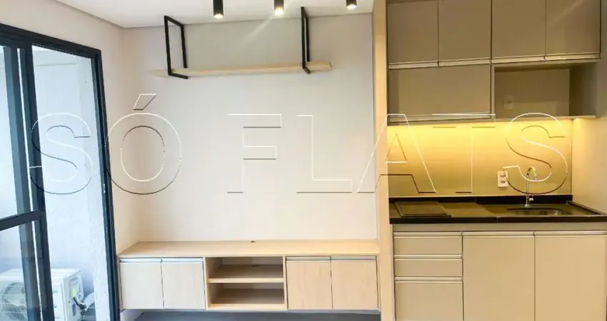 Residencial sou brooklin, flat disponível para venda com 27m² e 1 dormitório.