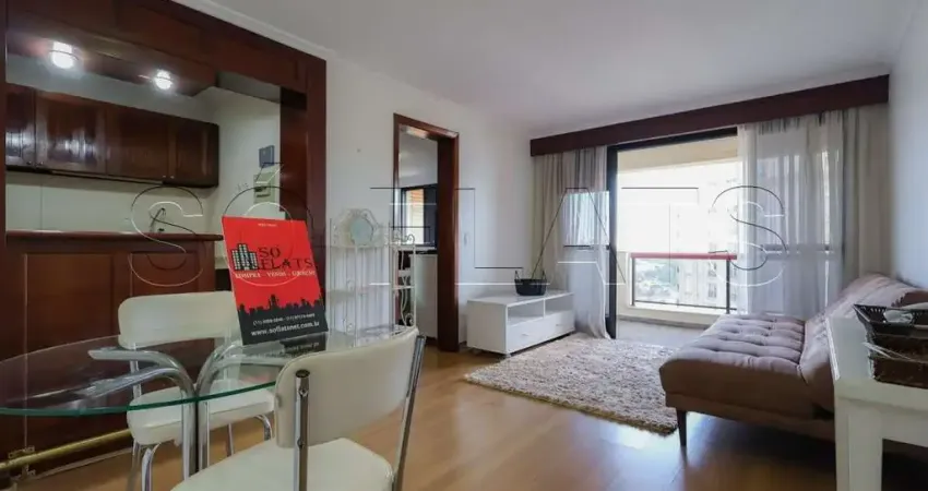 Higienópolis Classic, flat disponível para locação contendo 48m², 1 dormitório e 1 vaga.