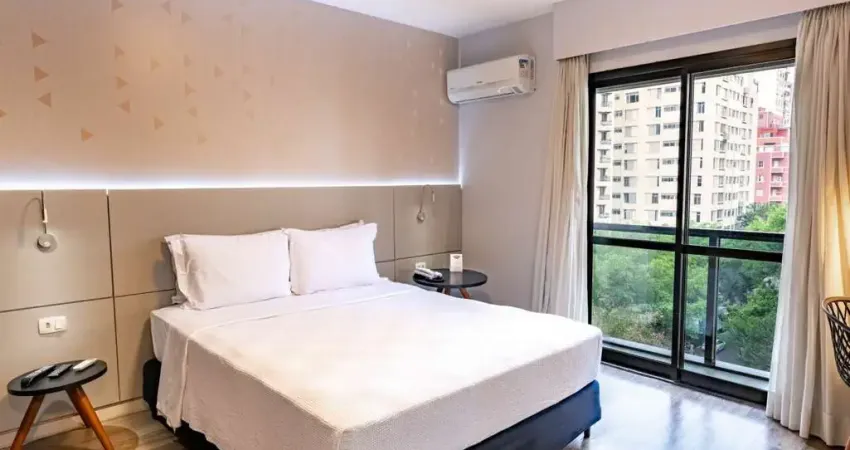 Flat interative disponível para investimento com 59m², 1 dormitório e 1 vaga de garagem