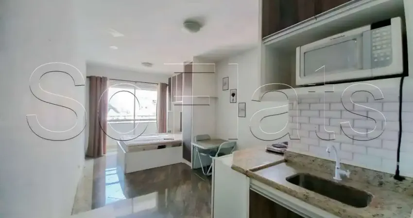 New studio, studio disponível para locação contendo 27m², 01 dormitório e 01 vaga de garagem.