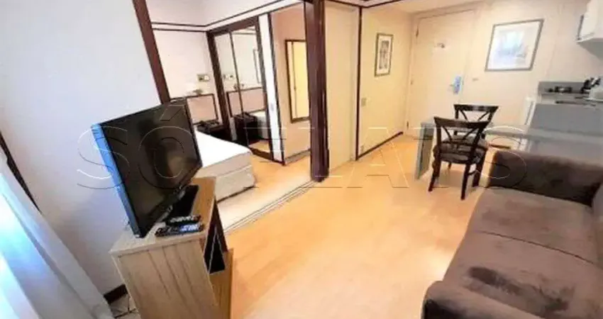 Flat Le Premier disponível para venda com 28m² e 01 vaga de garagem