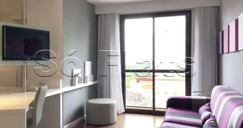 Mercure SP Paraíso, flat disponível para locação contendo 33m², 1 dormitório e 1 vaga.