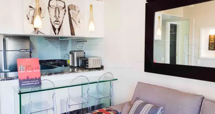 Flat ninety, apartamento disponível para venda com 32m², 1 dormitório e 1 vaga de garagem