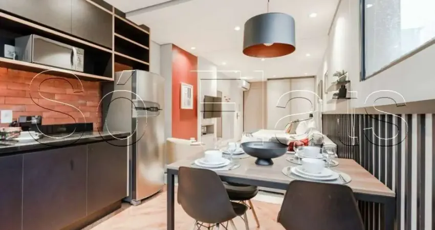 Vn gomes de carvalho, flat disponível para venda com 60m², 1 dormitório e 1 vaga.