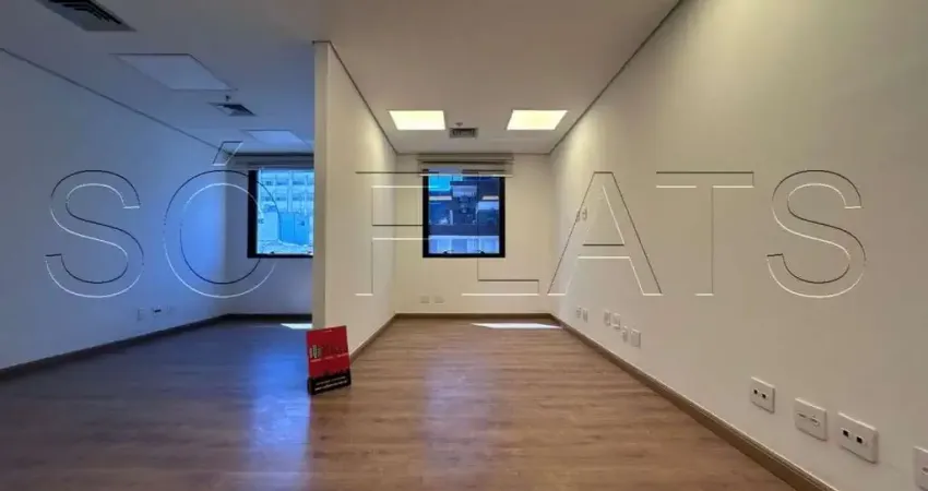 Sala comercial disponível para locação nos jardins com 30m², excelente localização.