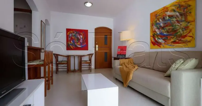 Flat les jardins, disponível para venda com 52m², 1 dormitório e 1 vaga de garagem