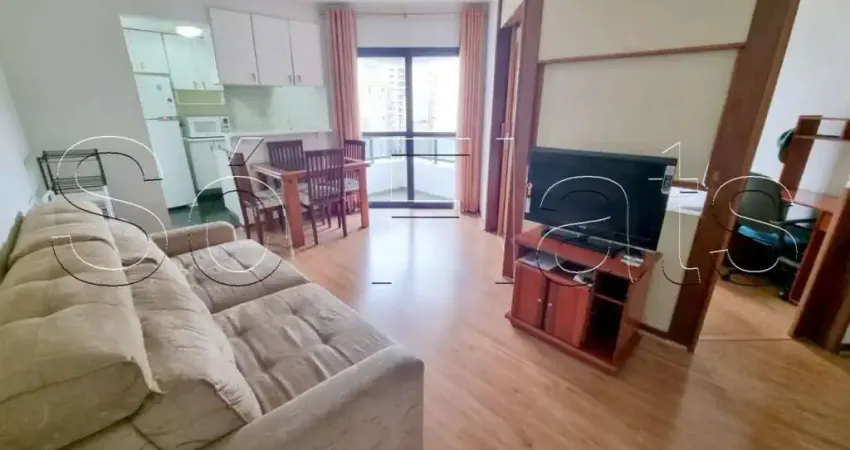 Flat disponível para locação muito bem localizado ao lado da avenida brigadeiro contendo 2 dorms.