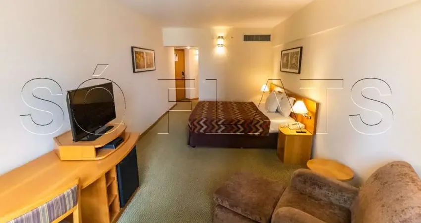 Flat Sol Alphaville, apartamento disponível para venda com 30m², 1 dormitório e 1 vaga de garagem