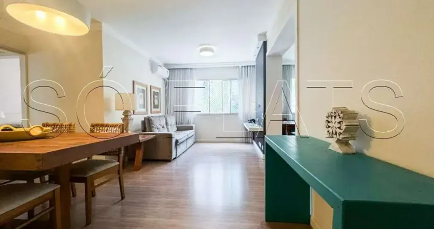 Saint paul, flat disponível para locação contendo 80m², 02 dormitórios e 02 vagas.