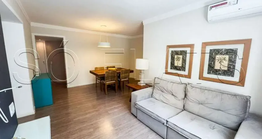 Saint paul, flat disponível para locação contendo 80m², 02 dormitórios e 02 vagas.