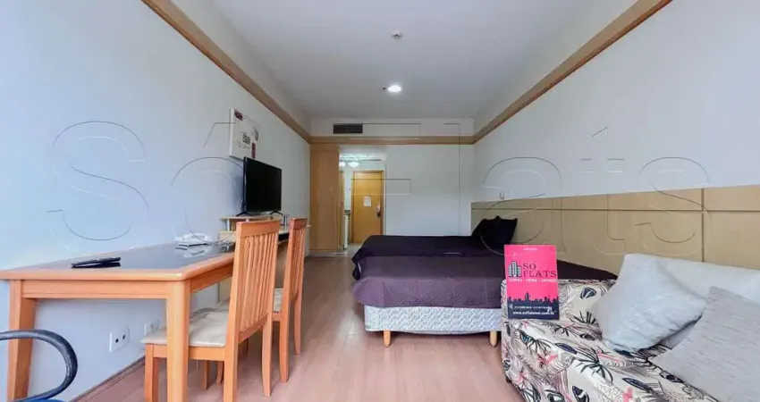 Flat nortel disponível para locação com 1 dormitório e 1 vaga de garagem em santana