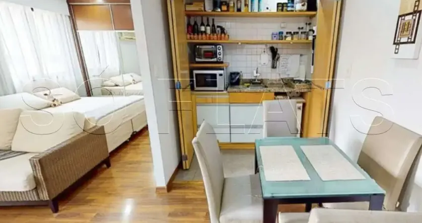 Slaviero essential são paulo ibirapuera disponível para venda com 35m², 1 dormitório e 1 vaga